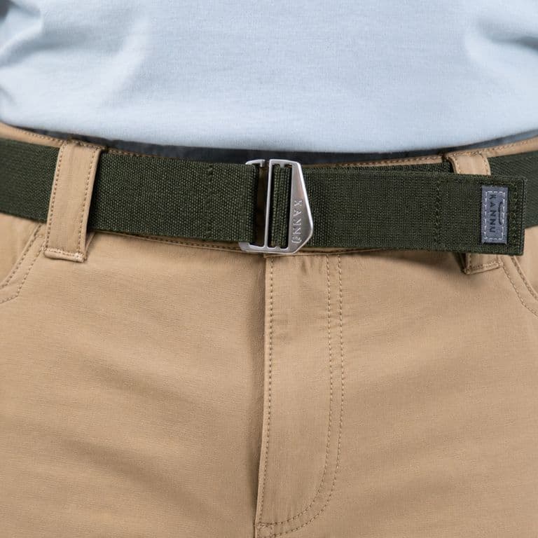 Cinturon Trekking Unisex Roble Verde Musgo XS/S