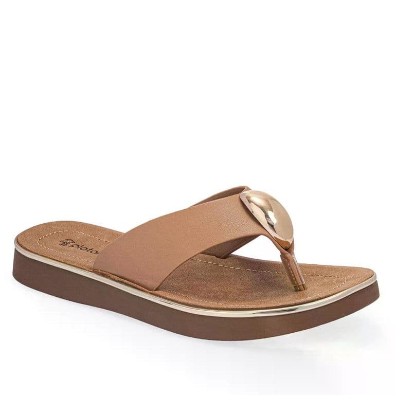 Sandalia Dama Sf Valentina Beige 39
