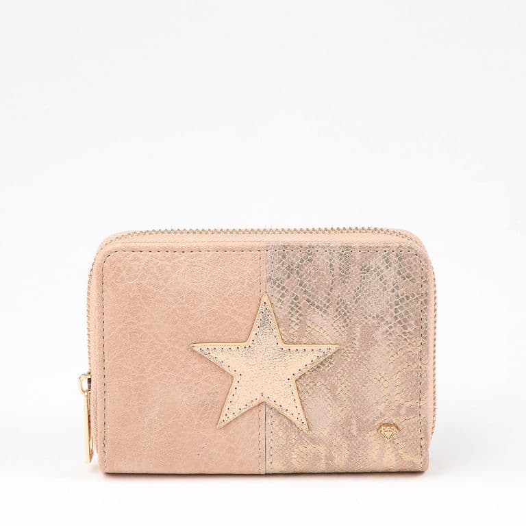 Billetera Mediana Stars Rose I-D Rosa TALLA UNICA