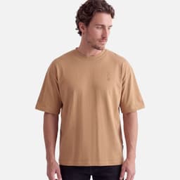 Polera Hombre Voy y Vuelvo Cafe Claro Cafe Claro S