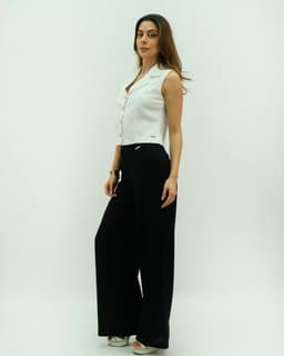 Pantalon Lino Negro S
