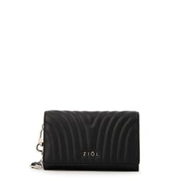 Billetera cierre exterior shanon pequena negro Negro TALLA UNICA