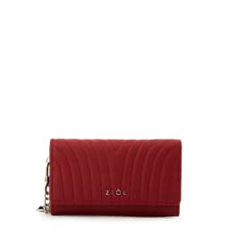 Billetera cierre exterior shanon pequena rojo Rojo TALLA UNICA
