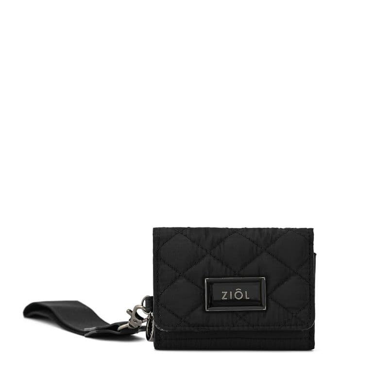 Billetera cierre exterior cersei pequena negro Negro TALLA UNICA