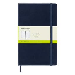 Libreta T. Dura Grande 13x21cm Plana Azul Zafiro