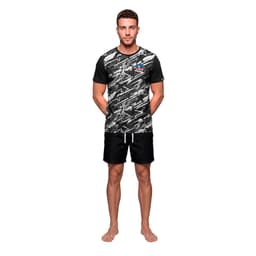 Pijama Hombre Algodon Verano Colo-Colo C2 Multicolor XL