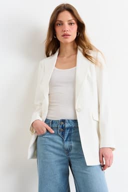 Blazer Mujer Crudo Crudo 40