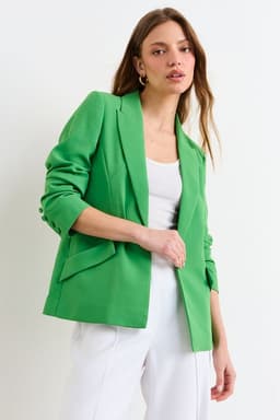 Blazer Mujer Verde Verde 44