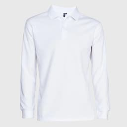 Polera Ml Hombre Waffle Blanco Blanco M