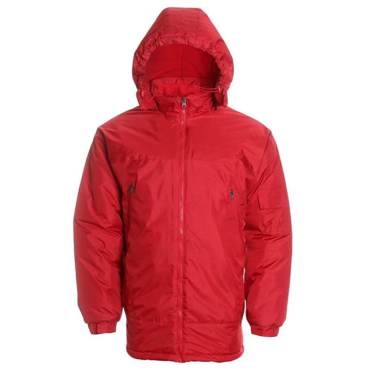 Parka Basica Hombre Rojo Rojo 2XL