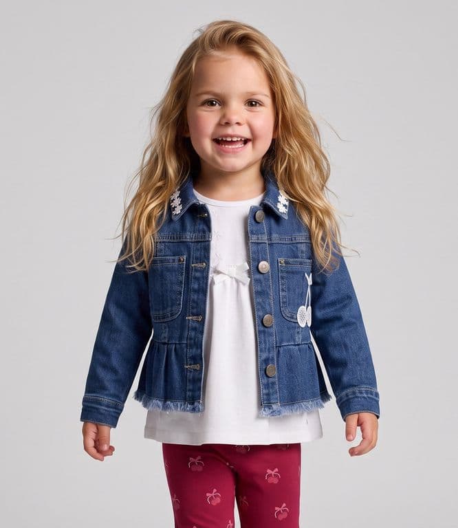 Chaqueta bebe L12071270409 denim azul Azul 12 MESES
