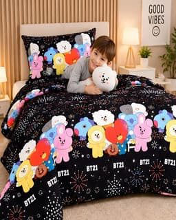 Cubrecama Quilt Verano 1.5 Plazas + Funda De Almohada