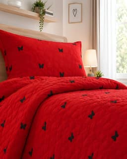 Cubrecama Quilt Verano 1.5 Plazas 180x230 cm Con Funda de Almohada
