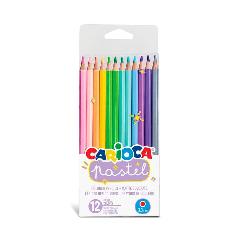 Lapices de Colores Pastel 12 Unidades