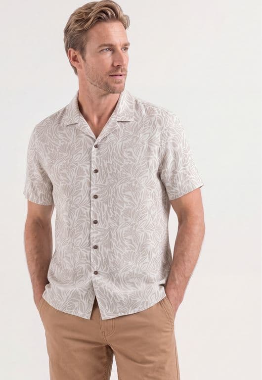Camisa Langres Taupe Fw26 Cafe 2XL