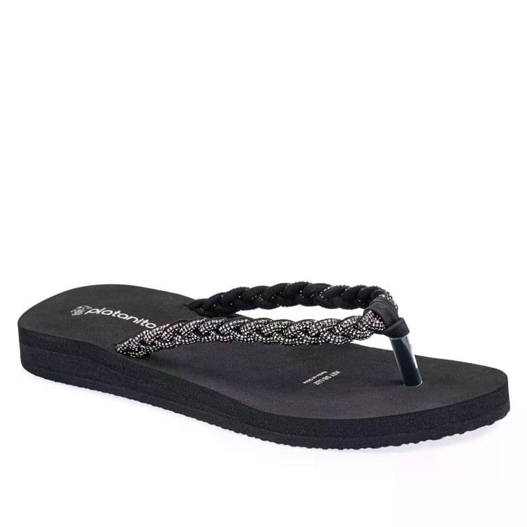 Sandalia Dama Sb Luz Negro 36