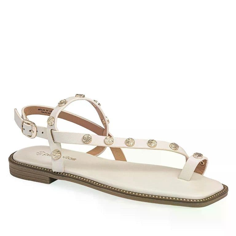 Sandalia Dama Sf Levana Beige 36