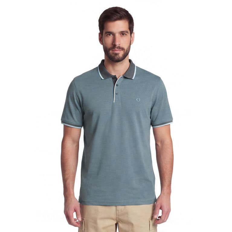 POLERA MANGA CORTA MILAN Verde Agua M