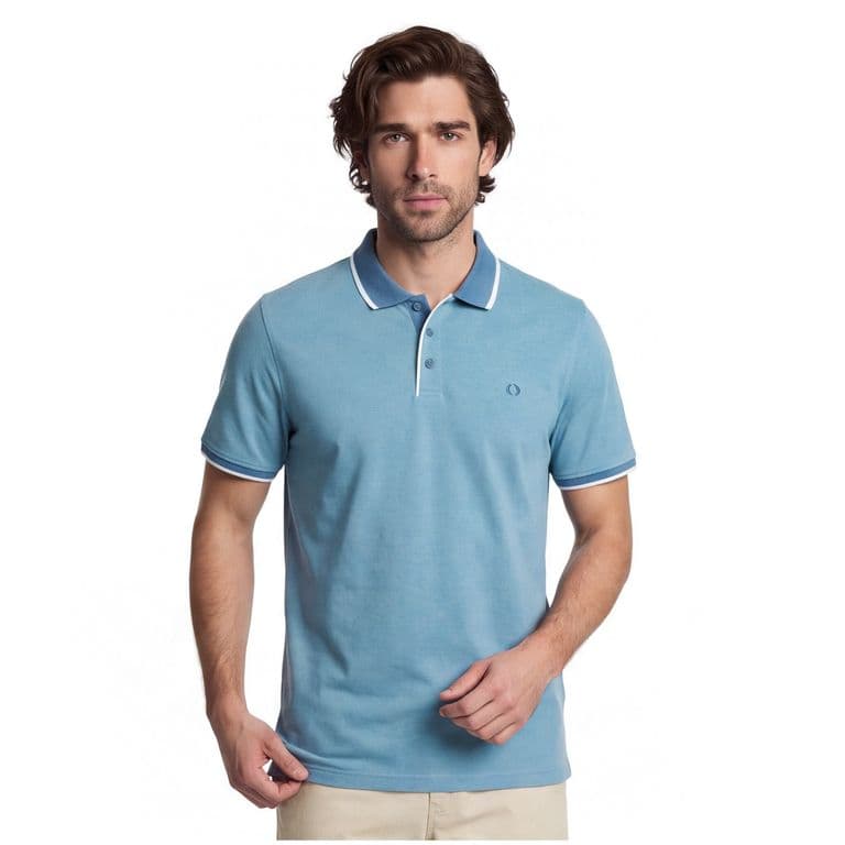 POLERA MANGA CORTA MILAN Azul S