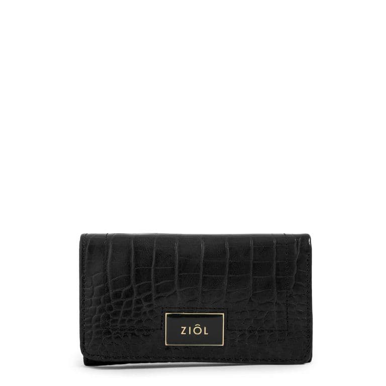 Billetera areu mediana negro Negro TALLA UNICA