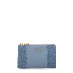 Monedero rectangular blur denim Indigo TALLA UNICA