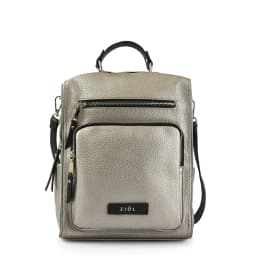 Mochila zuleika plateado oscuro Gris TALLA UNICA