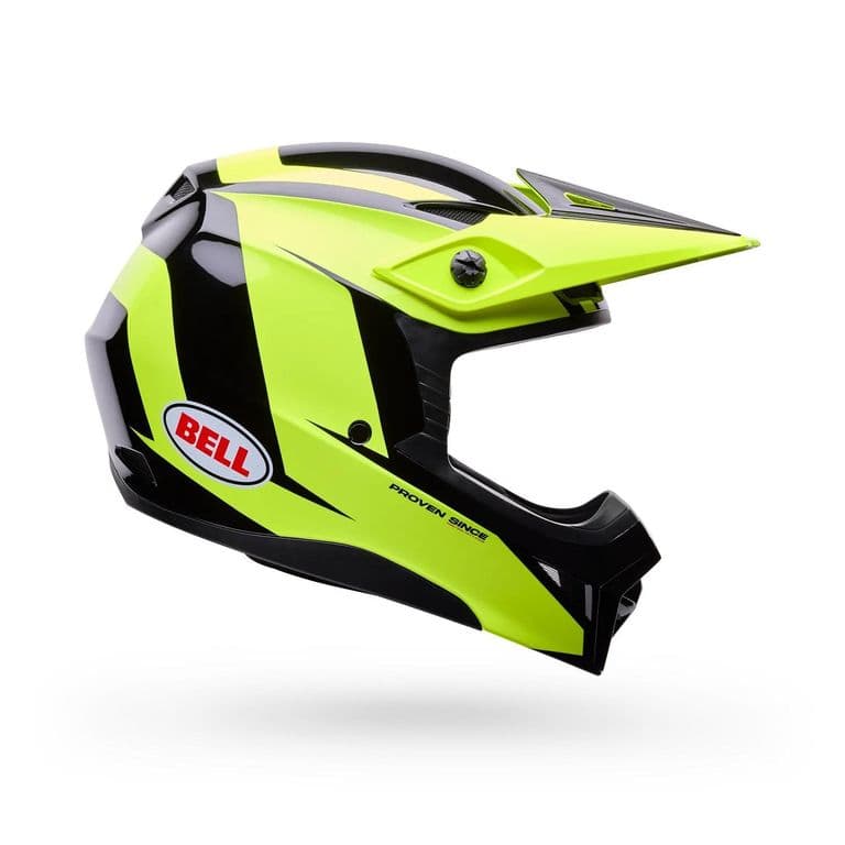 Casco Moto Nino MX-10 Mips Talon Amarillo/Negro - Amarillo - S