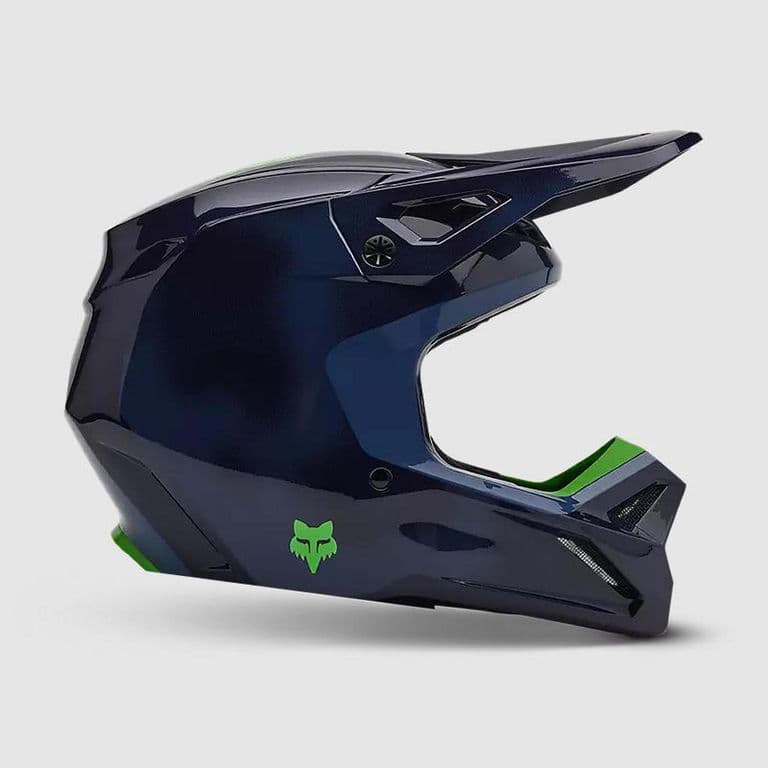 Casco Moto Nino V1 Taunt Azul - Cyan - S - Cyan - M