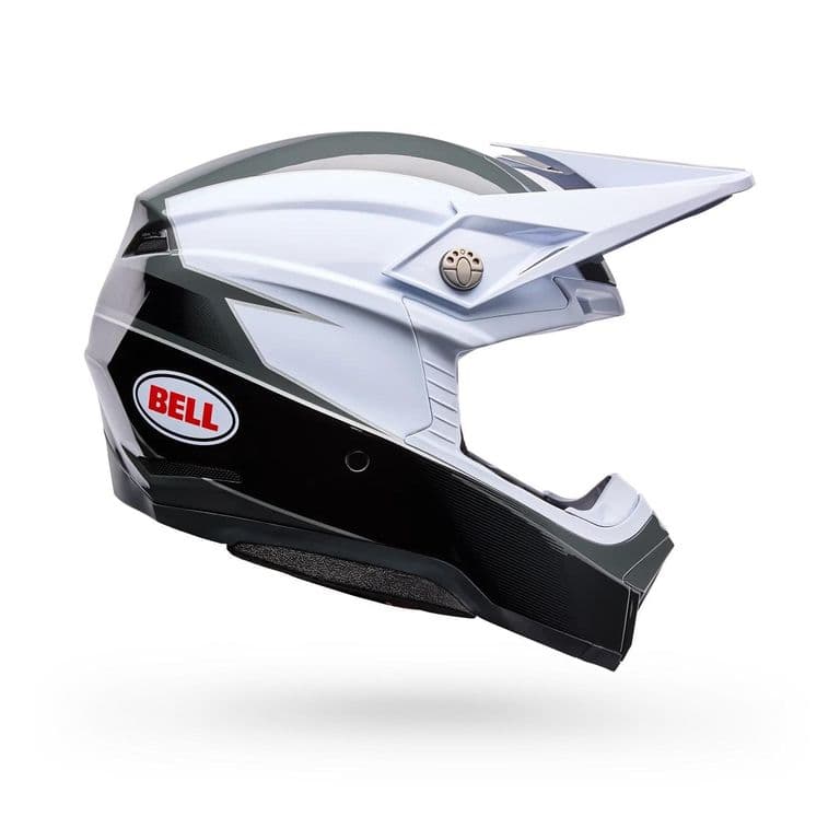 Casco Moto Moto-10 Falcon Mips BlancoNegro - Negro - XXL