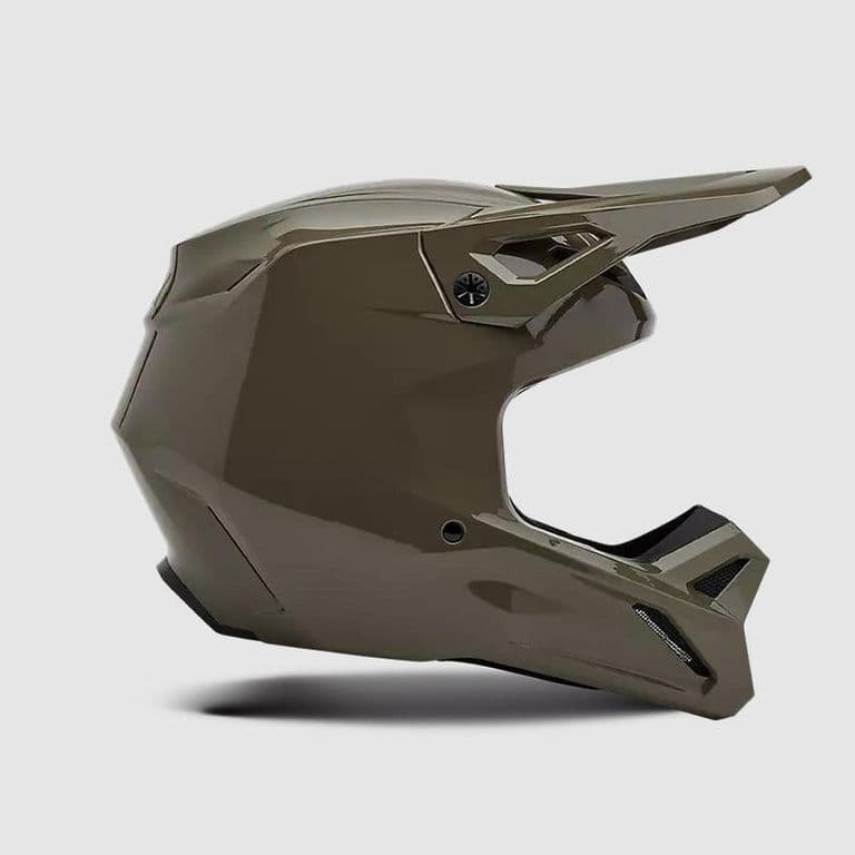 Casco Moto V1 Solid Cafe - Verde - XL - Verde - L