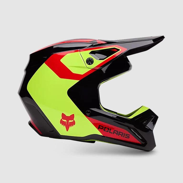 Casco Moto V1 Polaris NegroAmarillo - Amarillo - XL - Amarillo - M