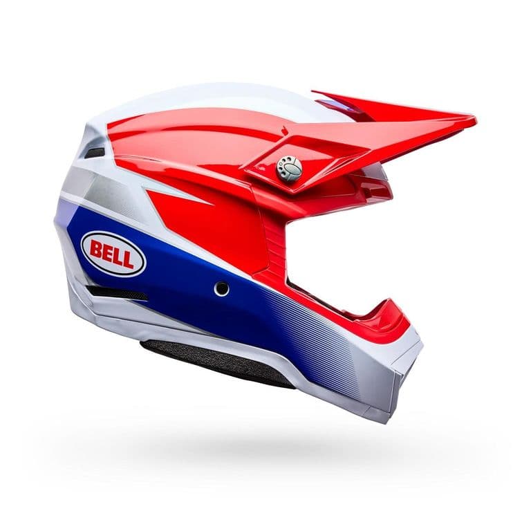 Casco Moto Moto-10 Falcon Mips RojoBlanco - Rojo - L - Rojo - L