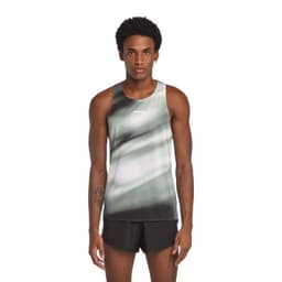 POLERA SIN MANGAS RUNNING CORRE FOCO NEGRO/BLANCO HOMBRE Negro XS