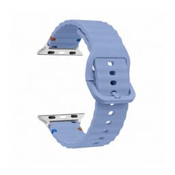 Correa Para Apple Watch Serie 1 - 38MM - Silicona Sport Azul Claro TALLA UNICA