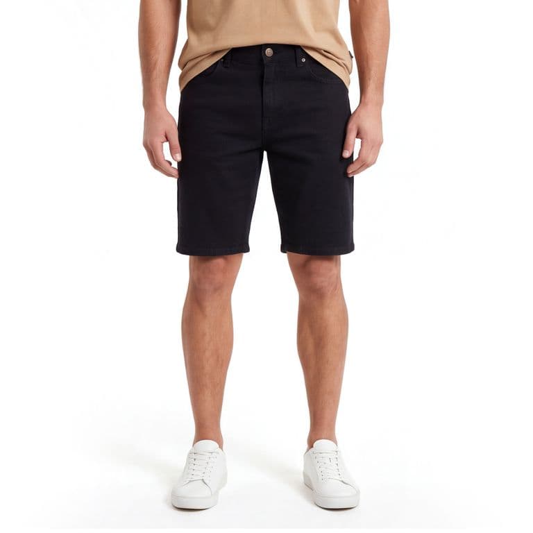 BERMUDA DENIM DOUMO Negro 42