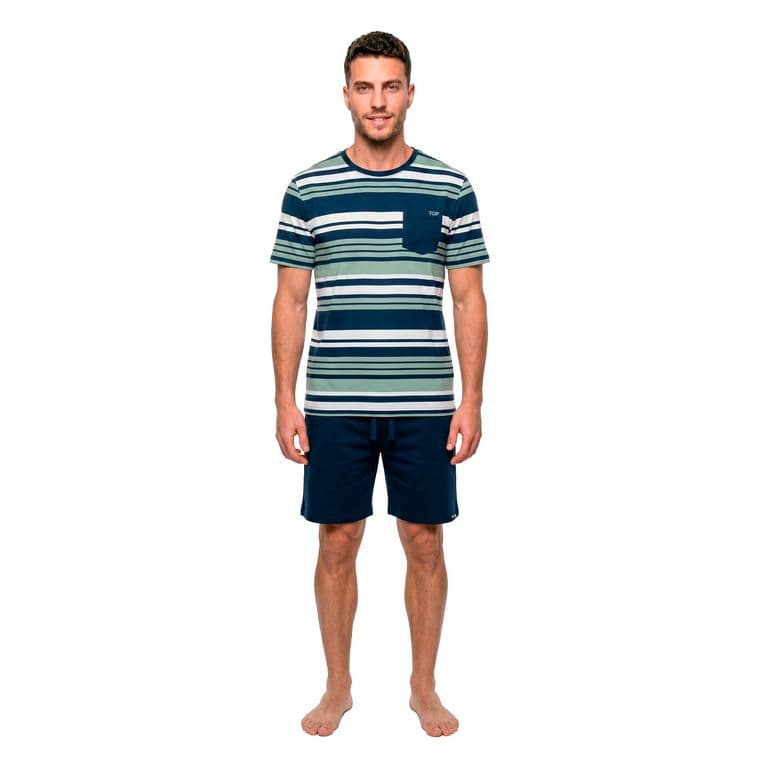 Pijama Hombre Verano Algodon C2 Multicolor XL