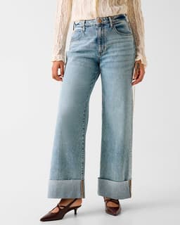 Jeans Rey Wide Leg Denim Azul 28