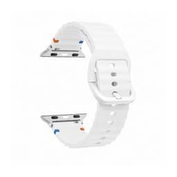 Correa Para Apple Watch Serie 8 - 45MM - Silicona Sport Blanco TALLA UNICA