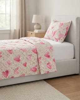 Cubrecama de Verano Plaza y Media Liviano y Fresco Cubrelecho Quilt