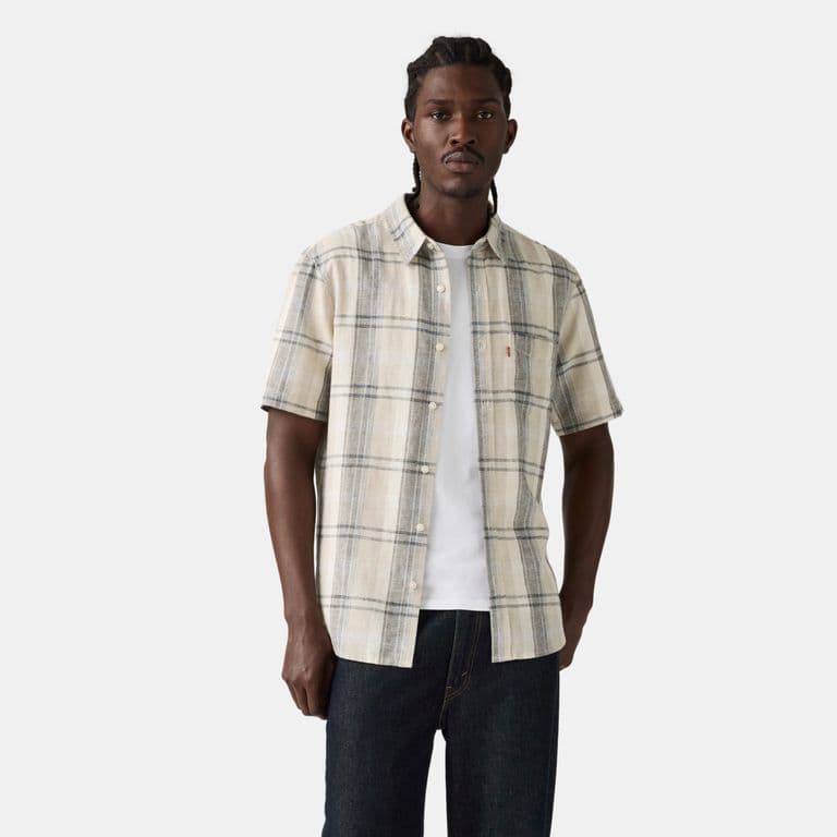 Camisa Hombre Sunset 1 Pkt Standrd Beige Beige S