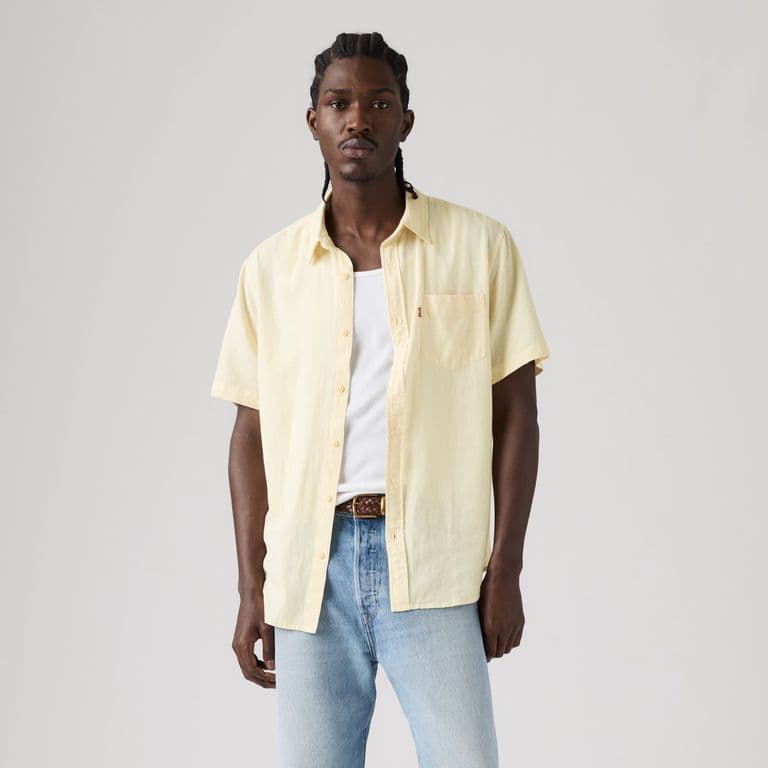 Camisa Hombre Sunset 1 Pkt Standrd Beige Beige S