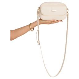 Cartera Bandolera de Pu Mujer Beige Beige TALLA UNICA