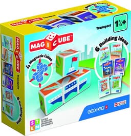 Cubos Magneticos MAGICUBE Transportes (7 piezas)