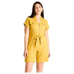 Enterito Manga Corta Mujer Mostaza Amarillo L