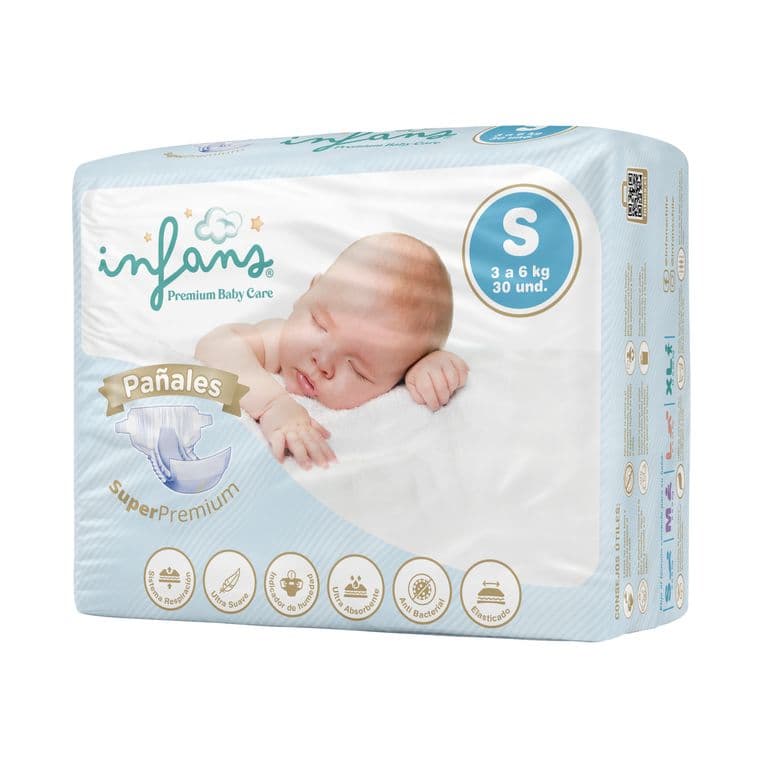 Panal Premium Baby Care S - 30 Unidades S