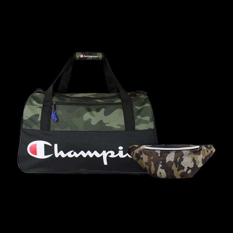 Pack bolso Atlanta 45Lts verde + Banano Military Verde TALLA UNICA