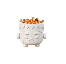 Bowl Decorativo- Frankie Dulcero Halloween 18 cm Blanco