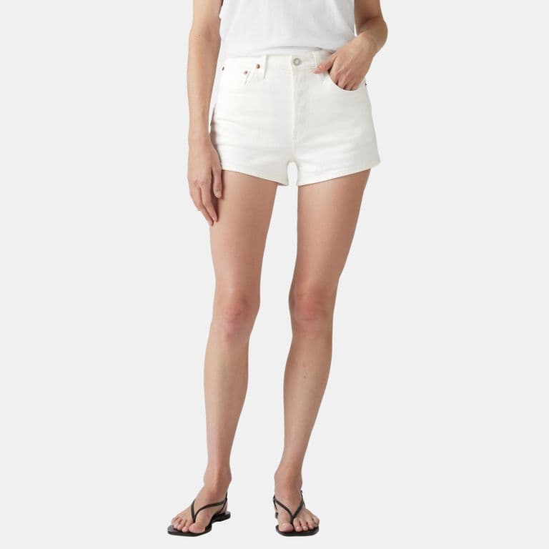 Short Mujer 501 Original Blanco Blanco 27