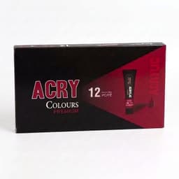 Set 12 Pinturas Acrilicas Premium G-AC1205 12 ml