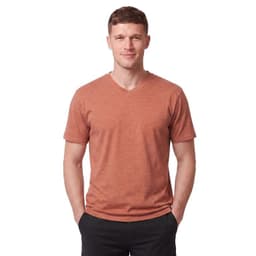 Polera Cuello V Hombre Naranjo L